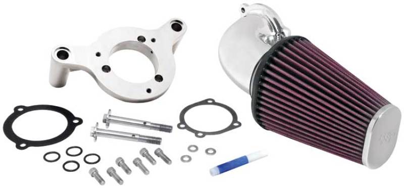 K&amp;N 01-11 Harley Davidson FX / FL Aircharger Performance Intake Kit