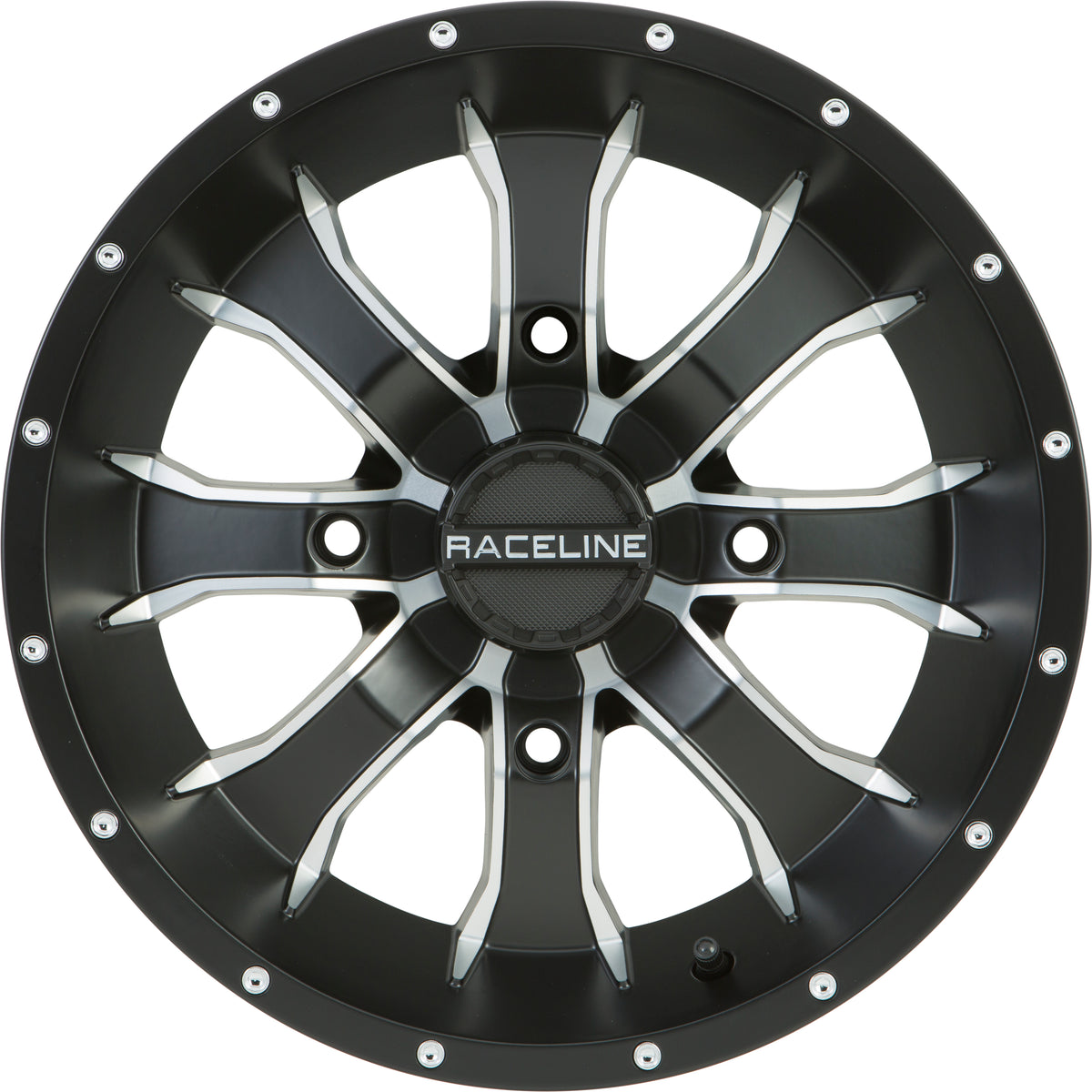 Mamba Wheel 15x7 4/137 5+2 (+10mm) Blk/Machined