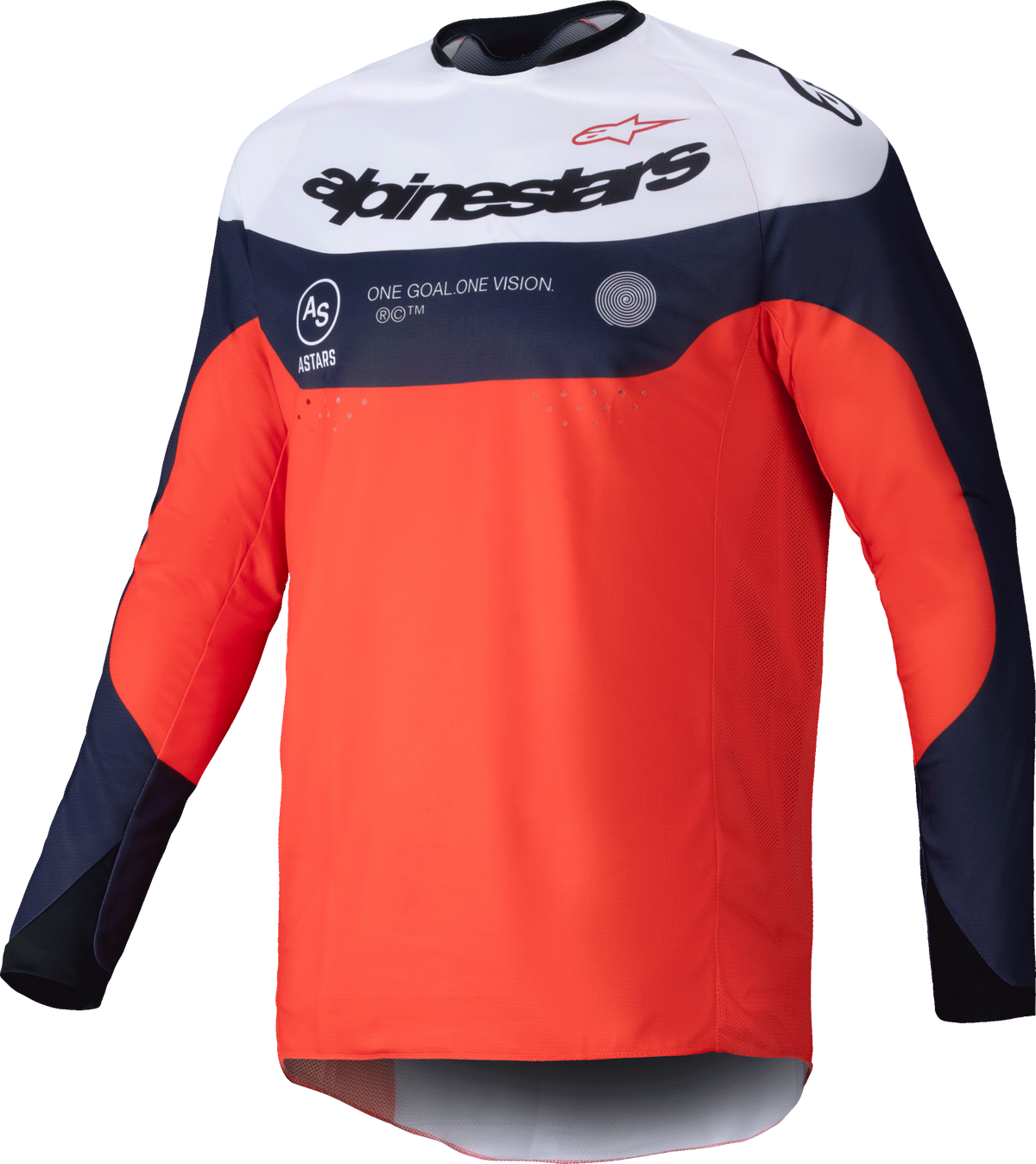 Pro Dura Jersey Navy/Hot Orange/White 2x