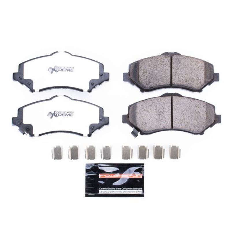 Power Stop 07-18 Jeep Wrangler Front Z36 Truck &amp; Tow Brake Pads w/Hardware