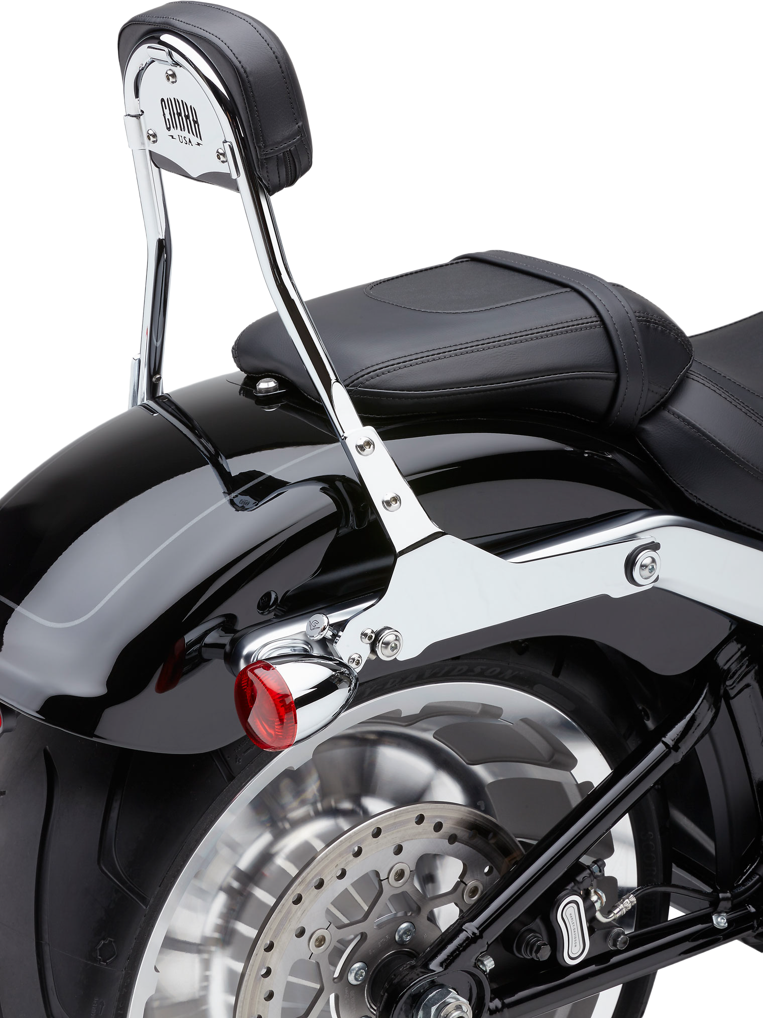 Detachable Backrest Round Chrome Flfb/S  Fxbr/S 18 22