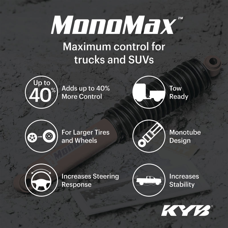 KYB 09-13 Ford F-150 4WD (w/o HD &amp; Sport Susp. &amp; Ex. SVT RAPTOR) MonoMax Gas Strut - Front