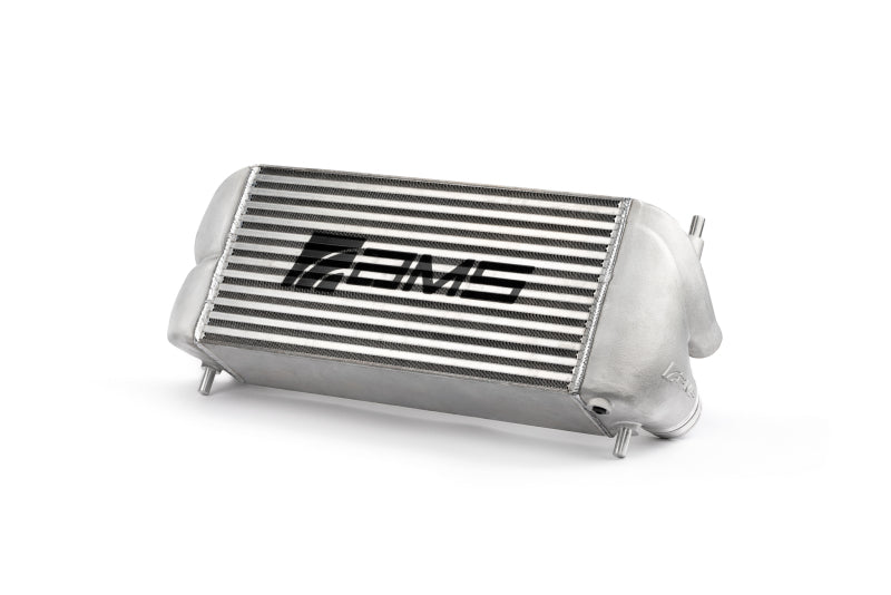 AMS Performance 2015+ Ford F-150 &amp; Raptor 2.7L/3.5L EcoBoost Stock Loc. Intercooler (Silver w/ Logo)