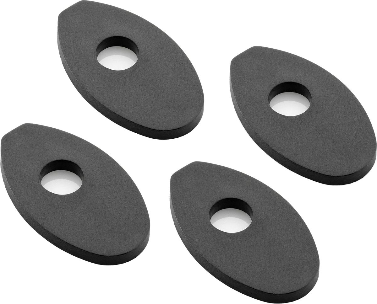 Turn Signal Mounting Kit 4 Pcs Black