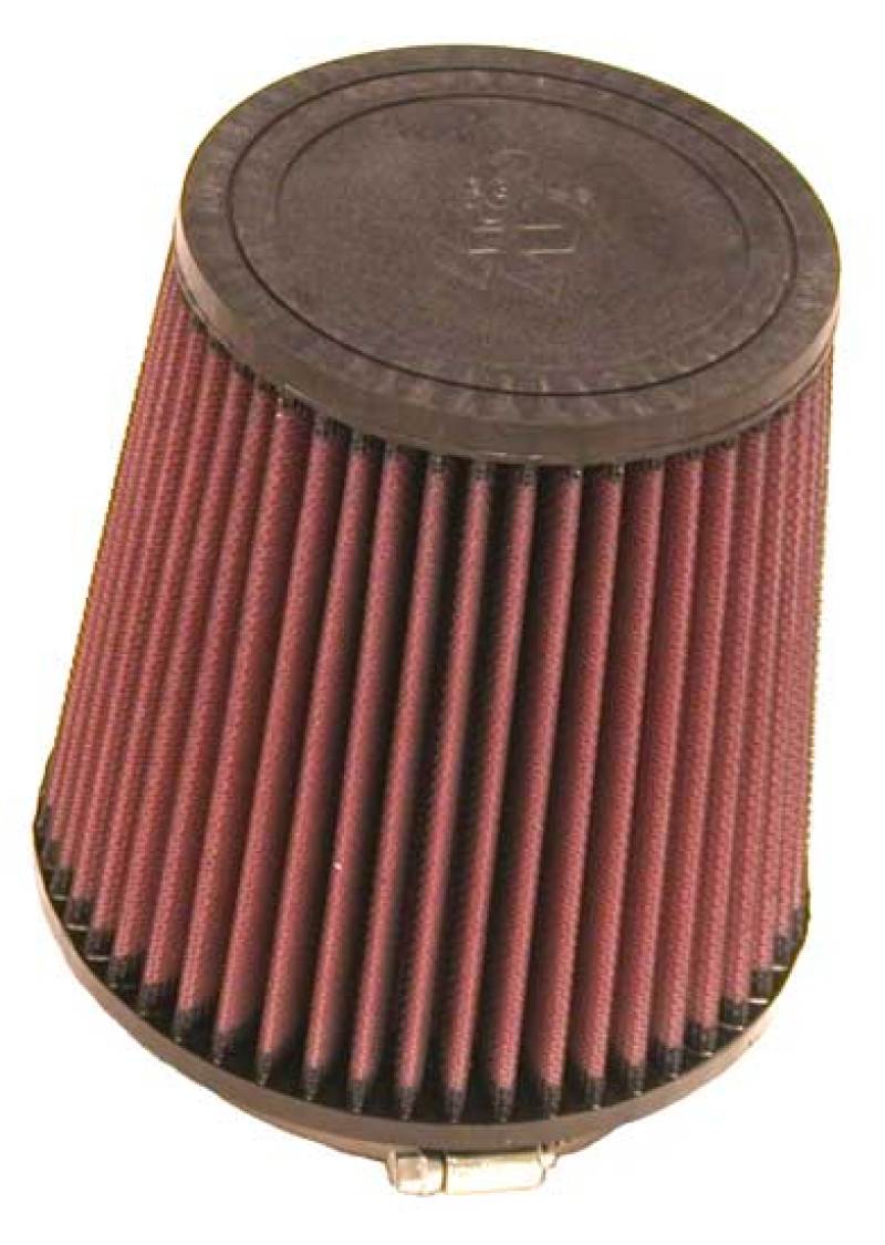 K&amp;N Filter Universal Rubber Filter Round Tapered 4.5in  Flange 5.875in Base 4.5 inch Top 6in  Height
