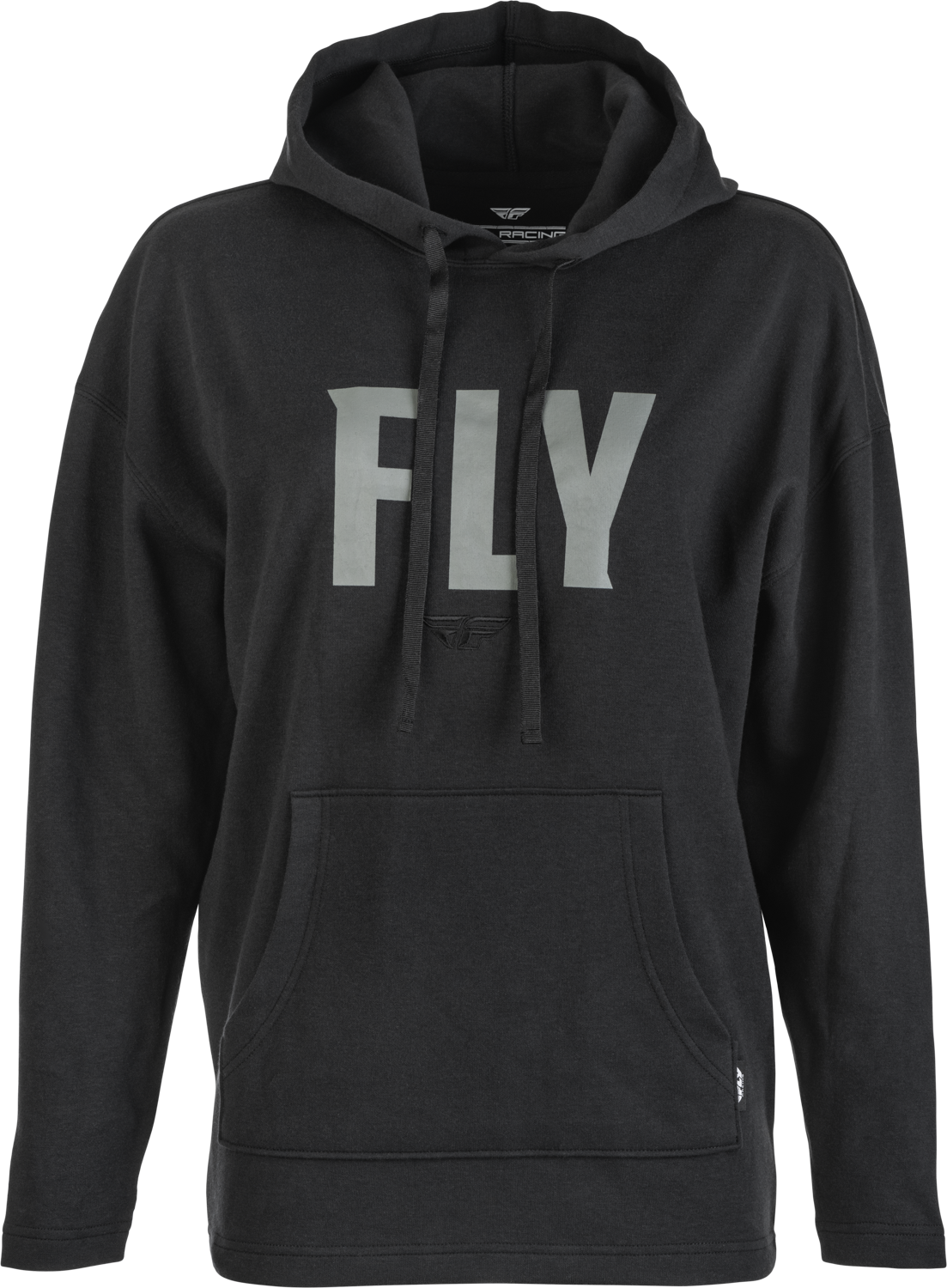Women's Fly Weekender Hoodie Black/Grey Lg