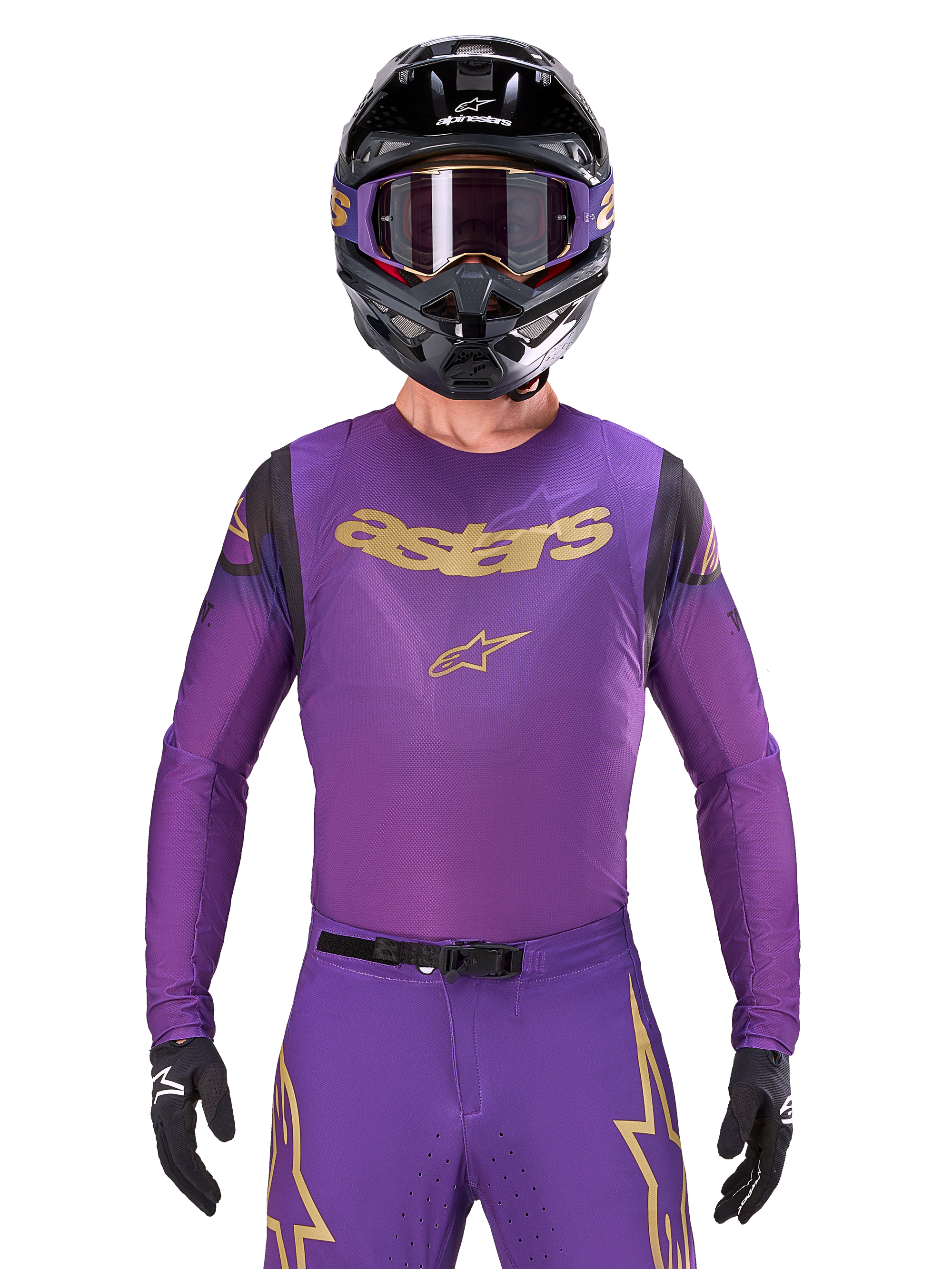 Supertech Le Champ Jersey Ultraviolet/Gold/Black Lg