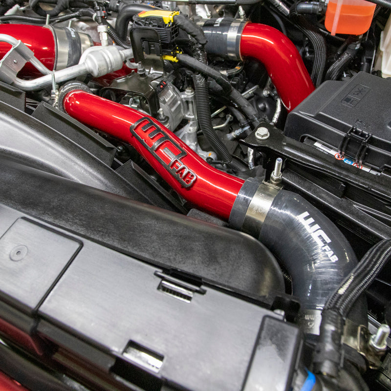 Wehrli 2020-2024 Chevrolet 6.6L L5P Duramax Upper Coolant Pipe - Gloss Black