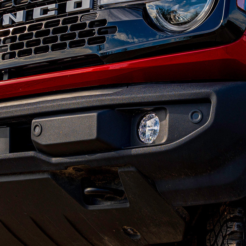 Nacho Lighting Ford Bronco Nacho SAE Only Plug N Play Fog Light Kit - White