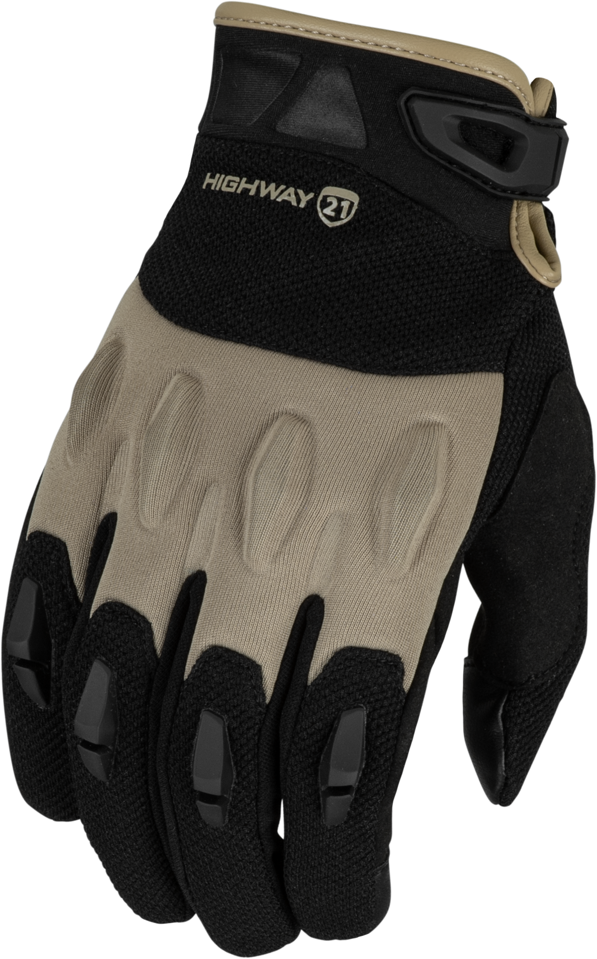 Fury Gloves Black/Sand Lg