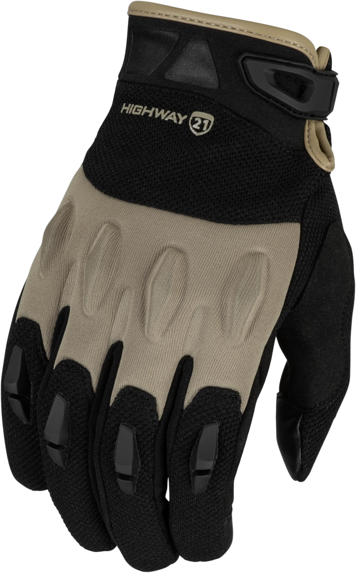 Fury Gloves Black/Sand Lg