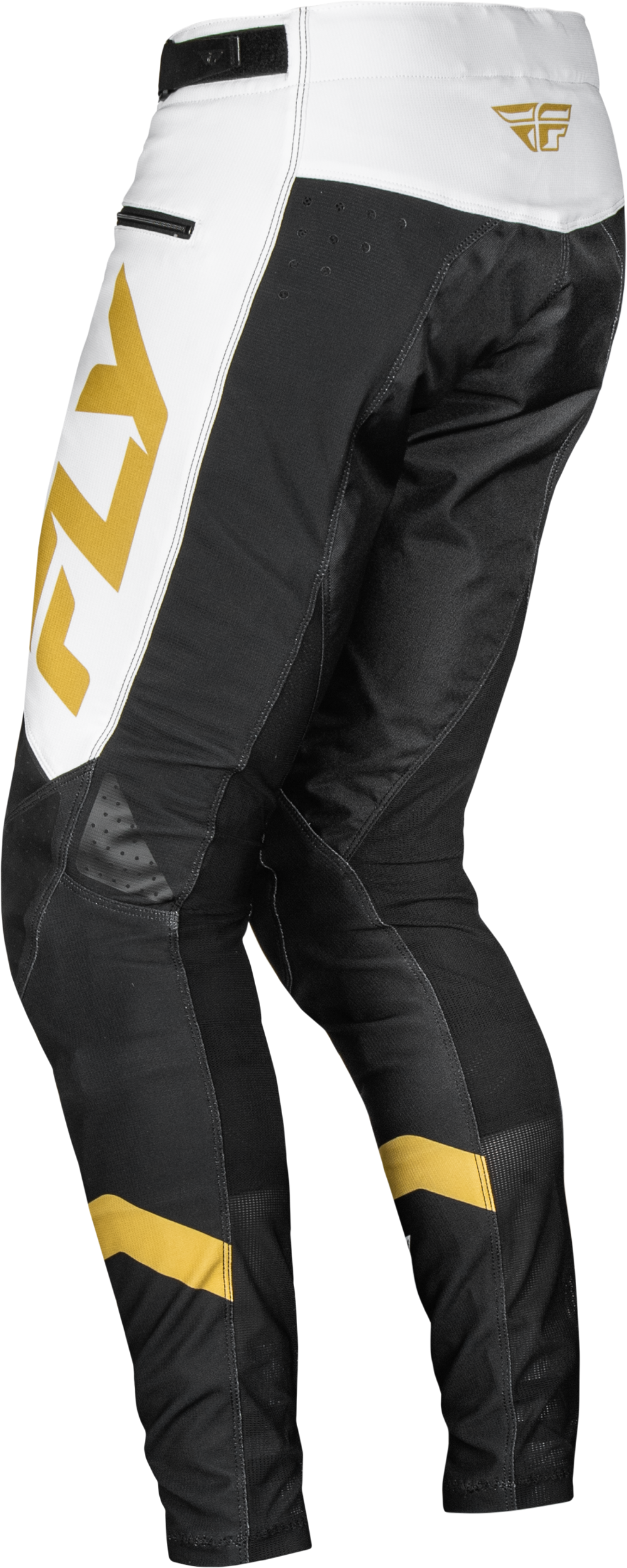 Youth Rayce Bicycle Pants White/Black/Gold Sz 22