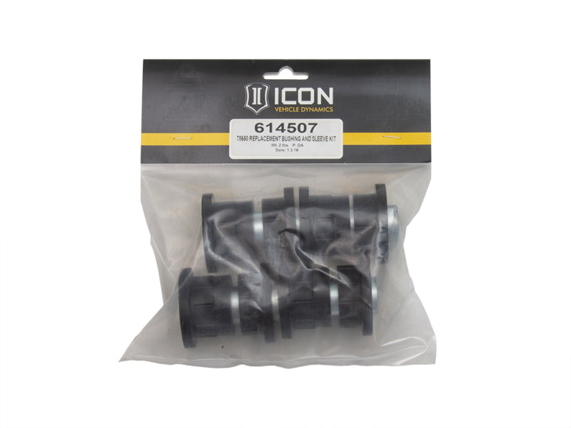 ICON 78650 Upper Control Arm Bushing &amp; Sleeve Kit