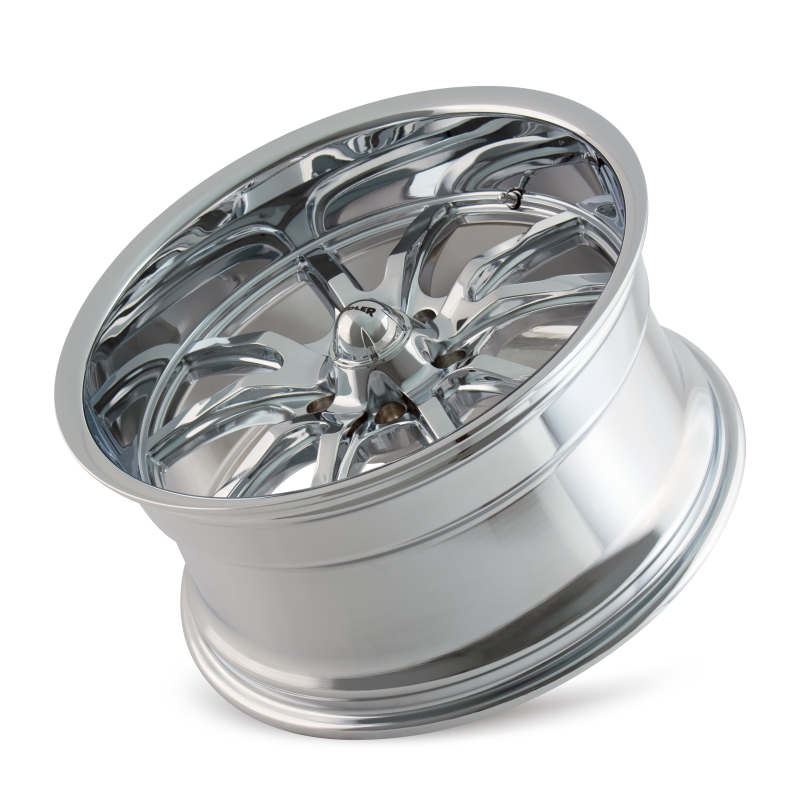 Ridler 650 18x8 / 5x120.65 BP / 0mm Offset / 83.82mm Hub Chrome Wheel