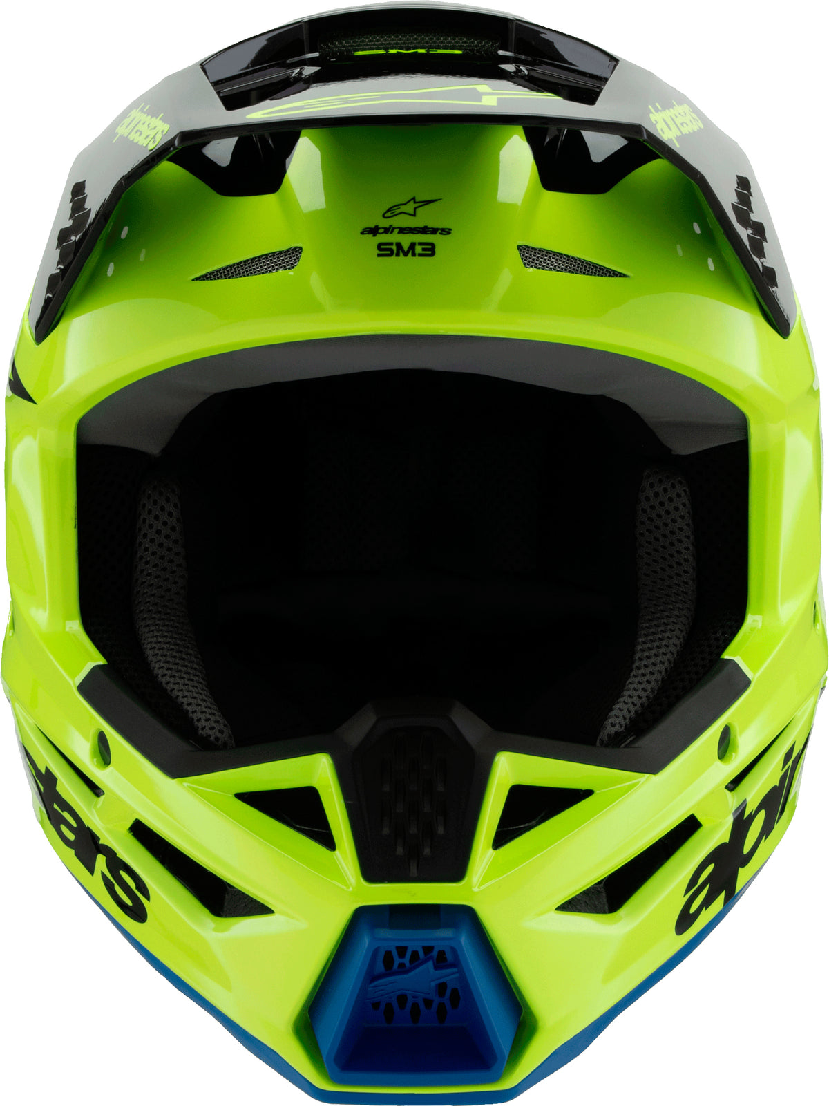Sm3 Youth Radium Helmet Ylw Fluo/Blk/Blue Ys
