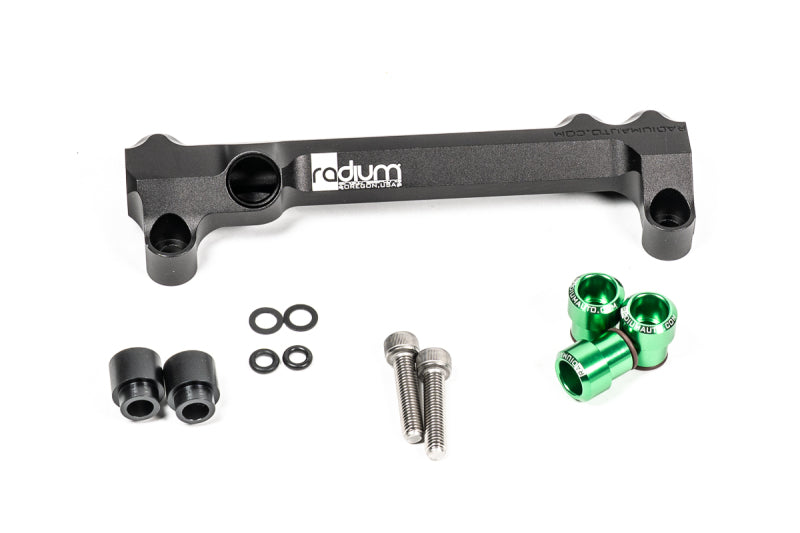 Radium Engineering Mazda 20B Primary Fuel Rail Top Feed Conversion