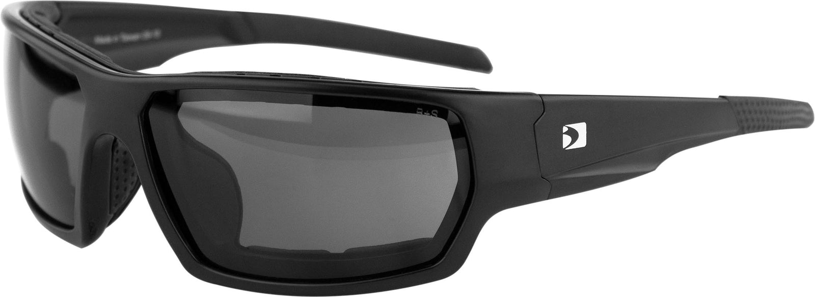 Tread Sunglasses Matte Black W/Smoked Lens Removable Foam