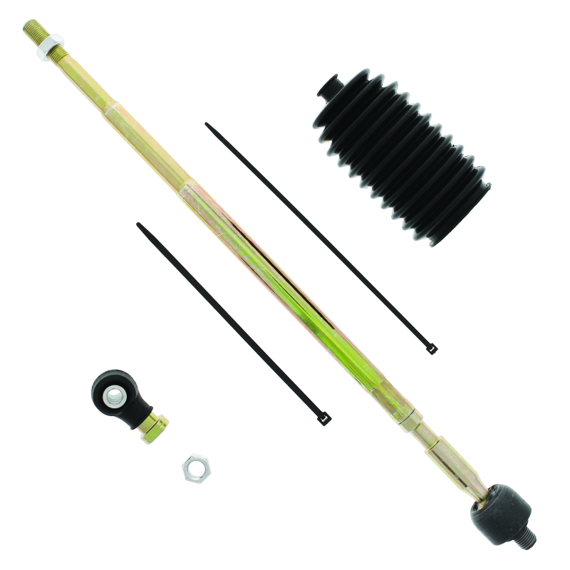 QuadBoss 12-14 Polaris RZR XP 4 900 Steering Rack Tie Rod Assembly Kit - Left Inner &amp; Outer