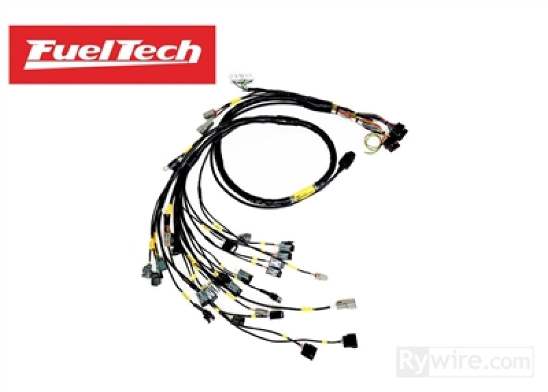 Rywire Honda B-Series (w/Fueltech 550 ECU) Eng Harn w/OBD1 Alt/EV14 Inj/AEM IAT &amp; MAP (Adapter Req)