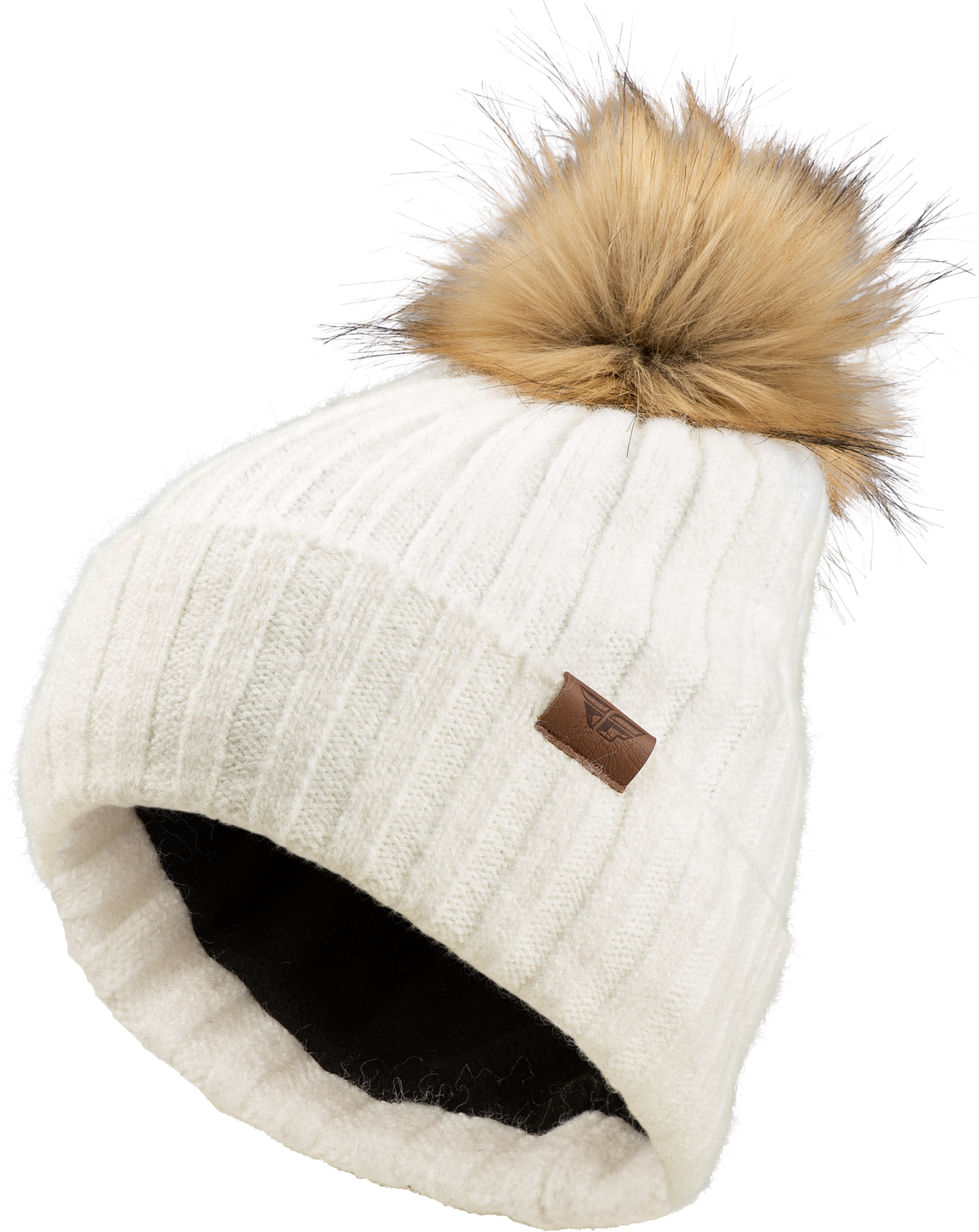 Fly Women's Snow Pom Beanie Beige