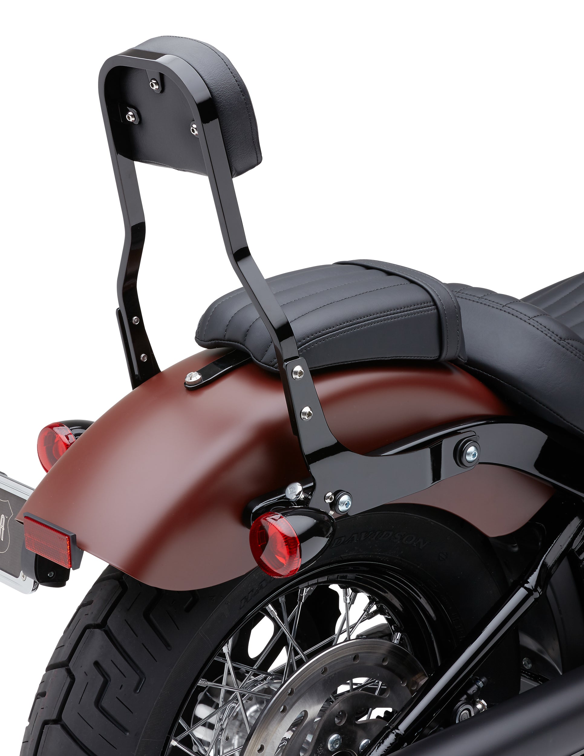 Detachable Backrest Short Black Dyna 06 17