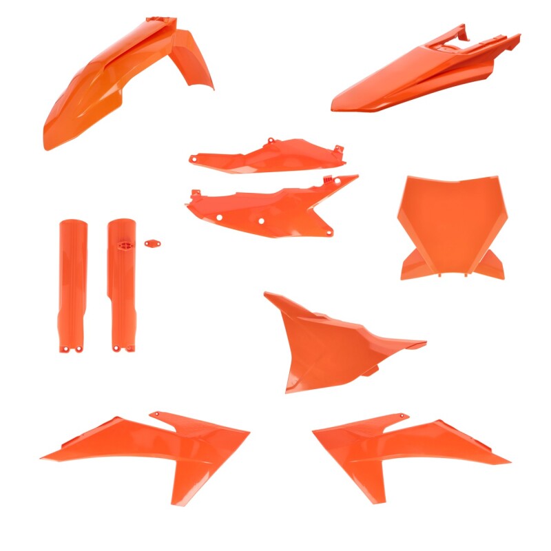 Acerbis 23-24 KTM 125-450 SX/SX-F/XC/XC-F Plastic Kit - 16 Orange