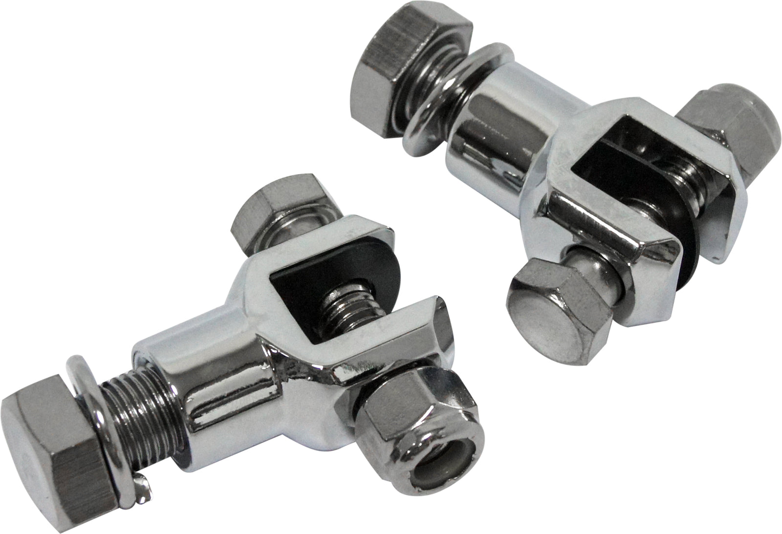 Footpeg Clevis Mounts Chrome 1/2" 20 Thread
