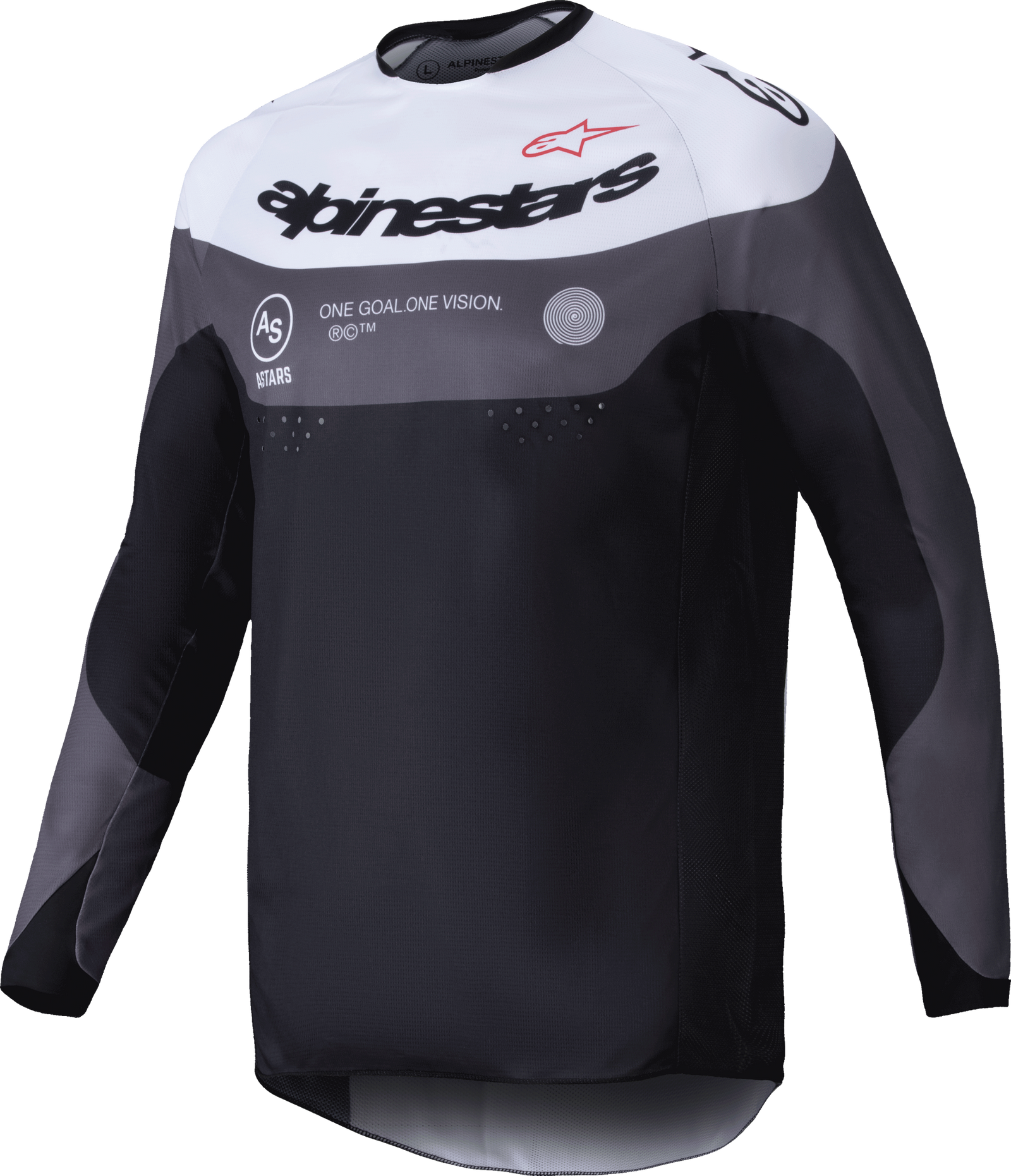 Pro Dura Jersey Black/Magnet/White Lg