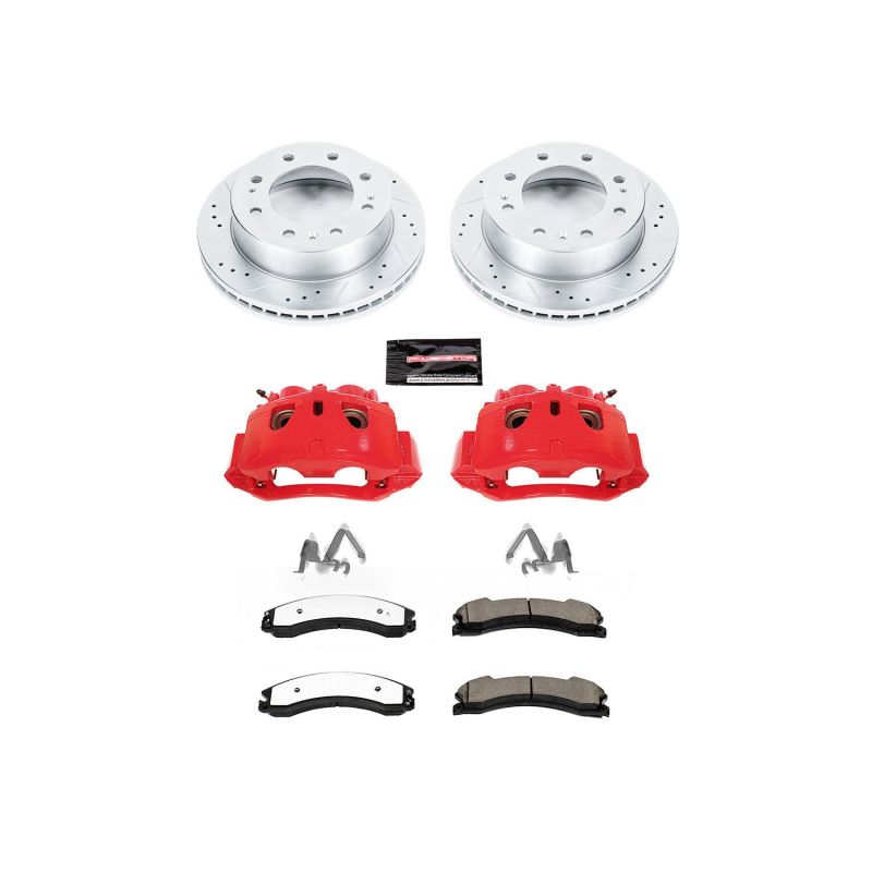 Power Stop 12-19 Chevrolet Silverado 2500 HD Front Z36 Truck &amp; Tow Kit w/Cals