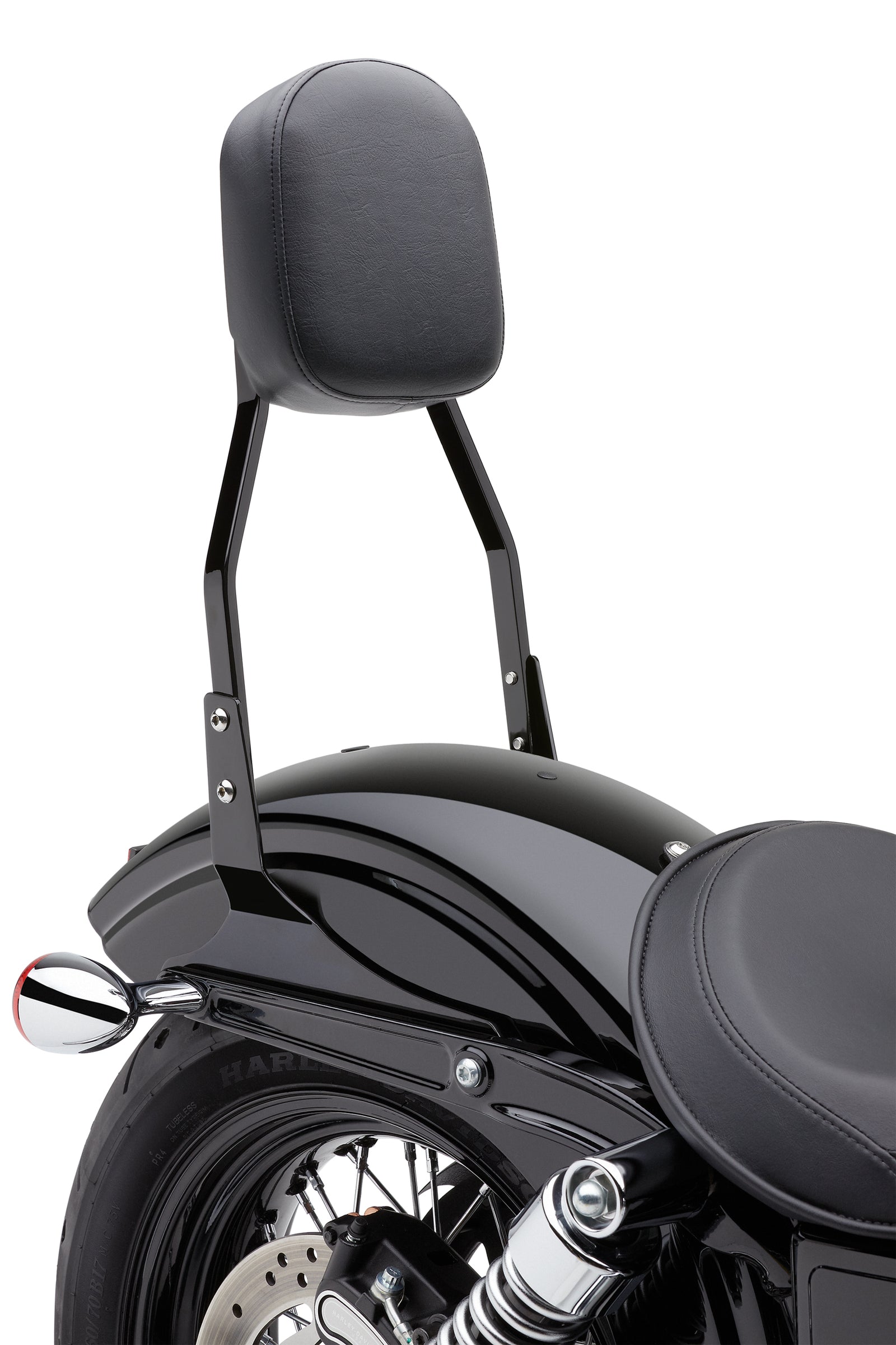 Standard Sissy Bar Black Flstf 07 17