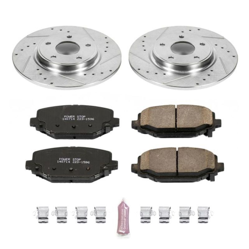 Power Stop 12-16 Chrysler Town &amp; Country Rear Z23 Evolution Sport Brake Kit