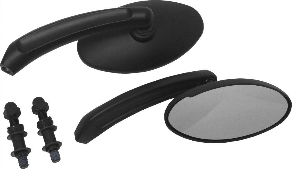 Mirrors Black Oval Black