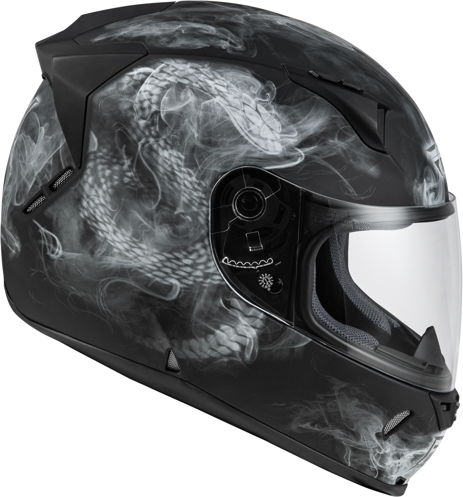 Revolt Coil Helmet Matte Black/White Xl