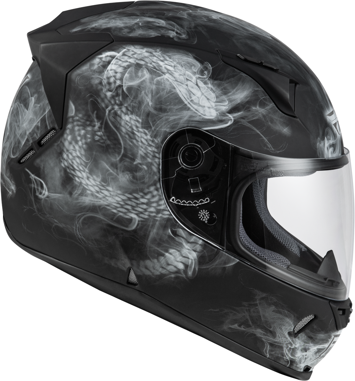 Revolt Coil Helmet Matte Black/White Md