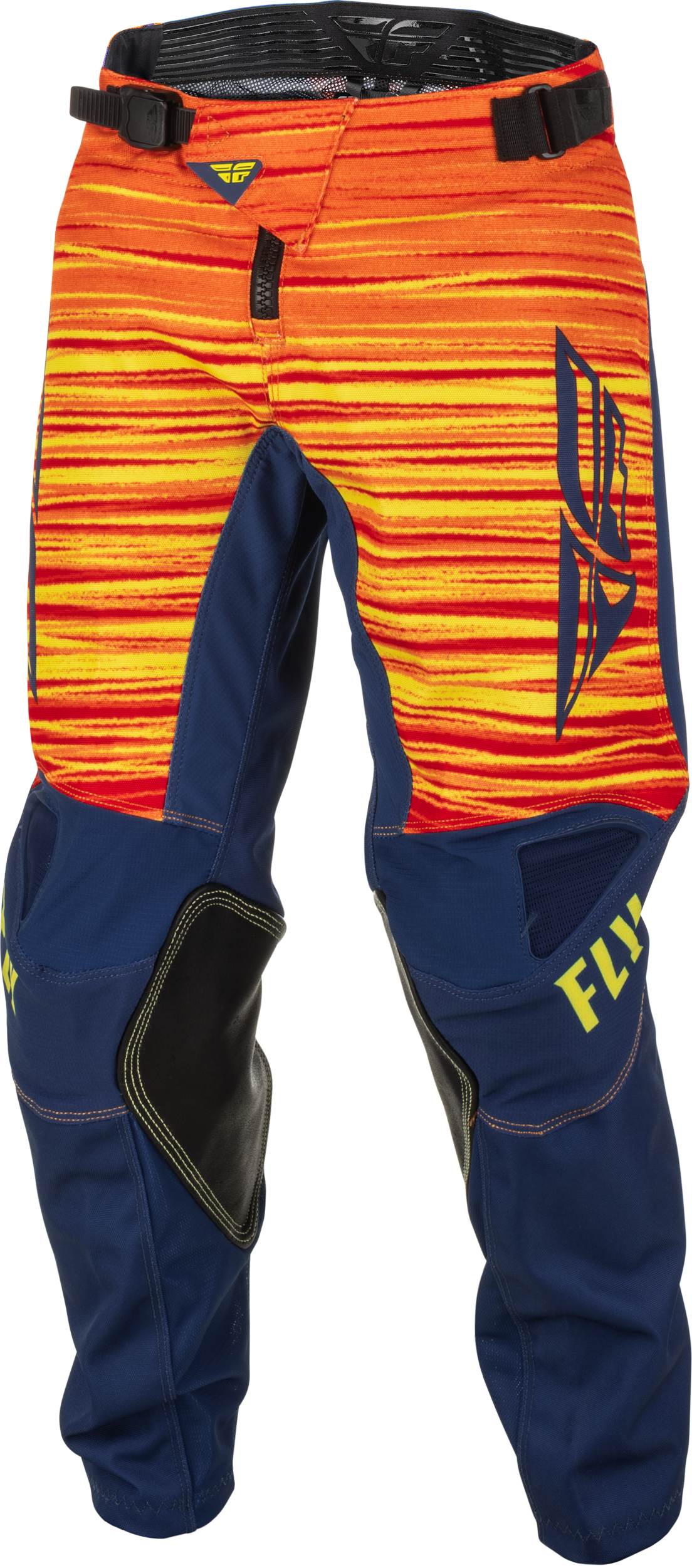 Youth Kinetic Wave Pants Navy/Yellow/Red Sz 20