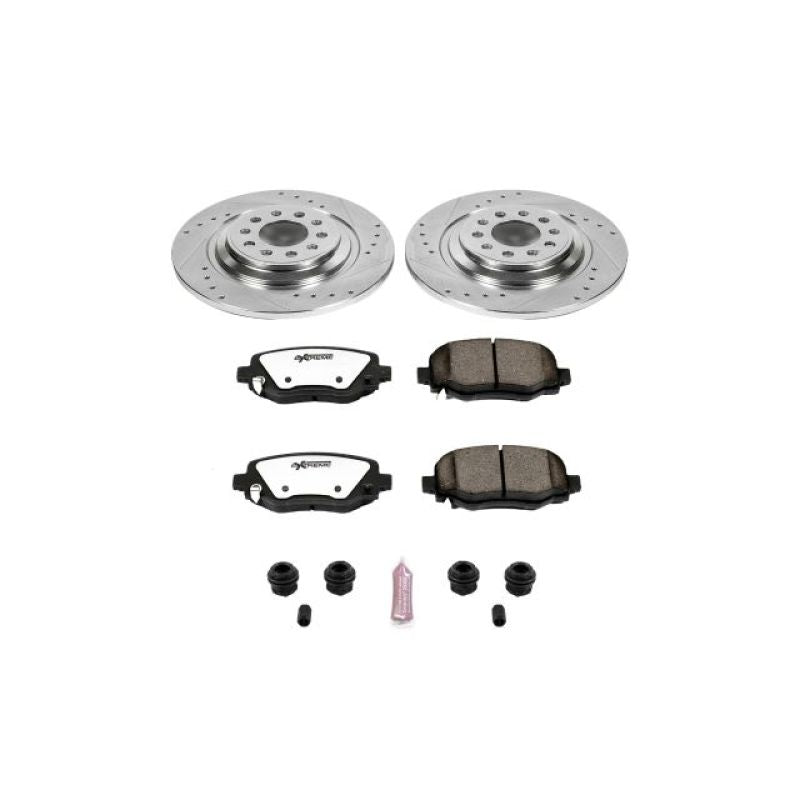 Power Stop 14-19 Jeep Cherokee Rear Z36 Truck &amp; Tow Brake Kit