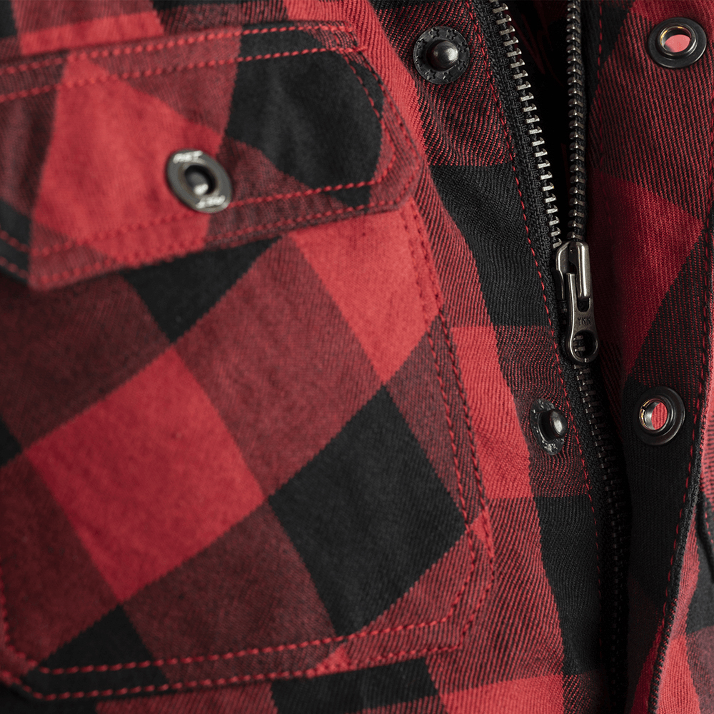 Kevlar Lumberjack Ce Shirt Red Check Textile 2xl