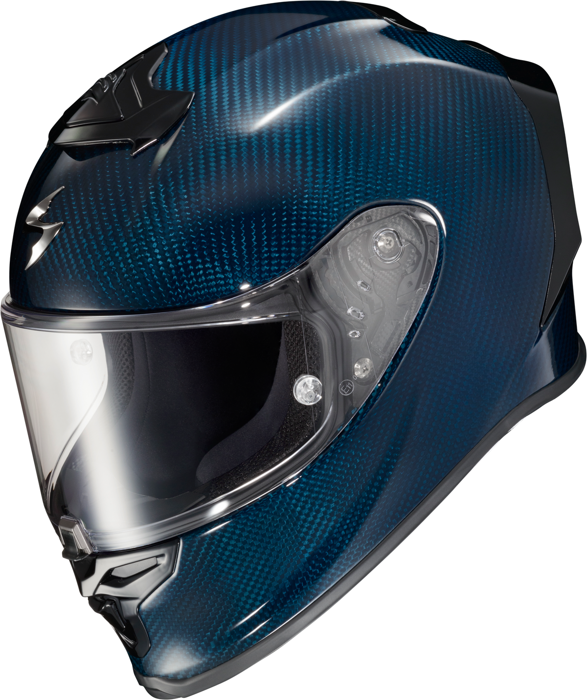 Exo R1 Air Full Face Helmet Carbon Blue Lg