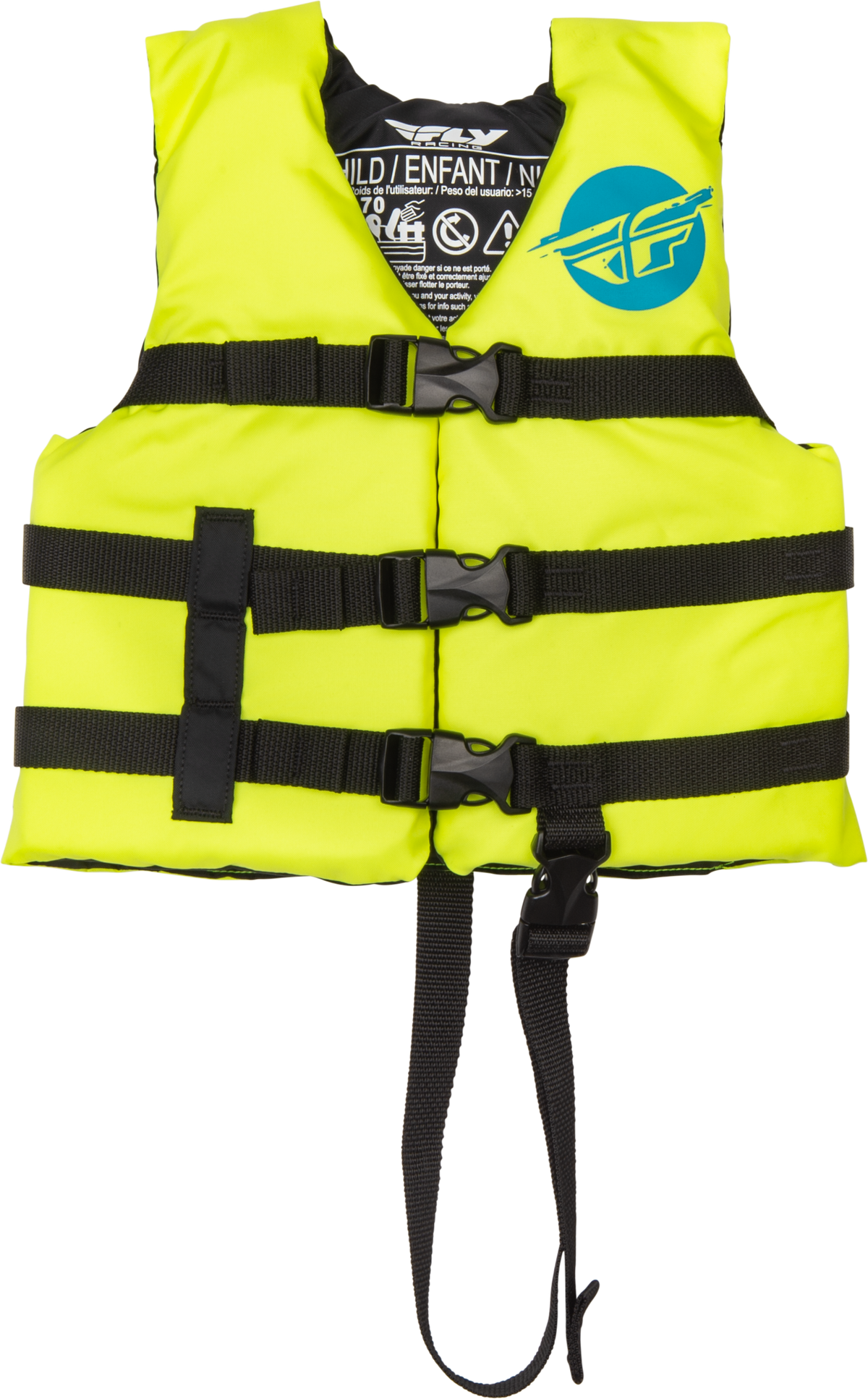 Child Flotation Vest Hi Vis/Blue