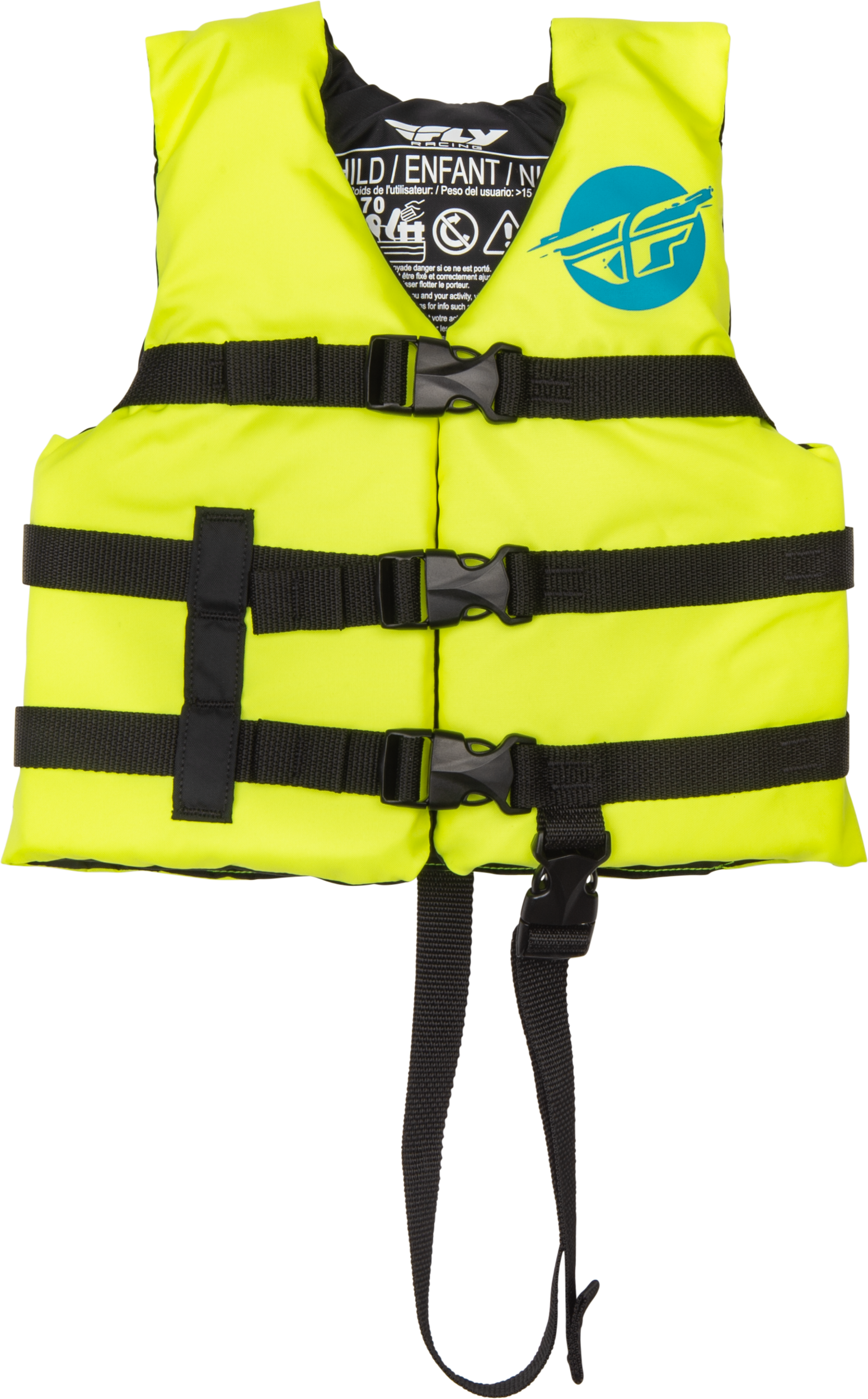 Child Flotation Vest Hi Vis/Blue