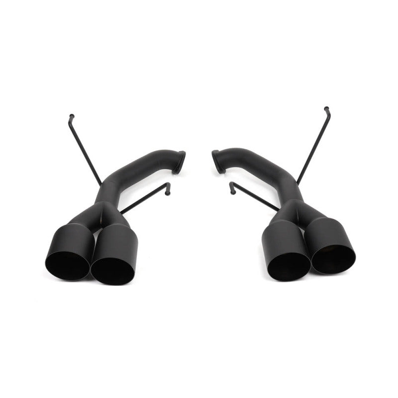 BLOX Racing 2022+ WRX Muffler Delete / Axle Back Single Wall 4in - Matte Black Tips