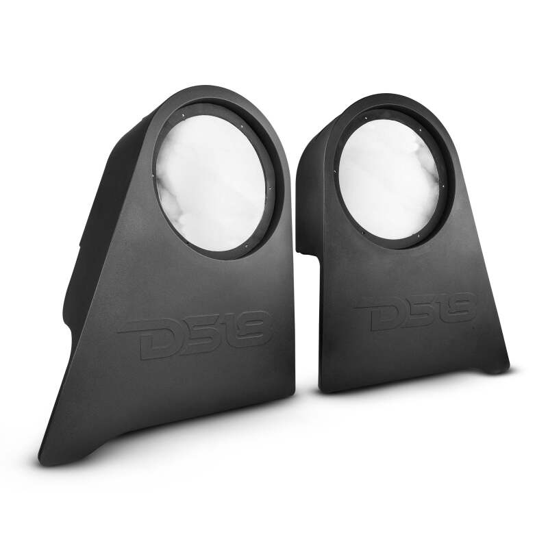 DS18 2007-18 Jeep JK/JKU Subwoofer Enclosure Fits 2x 12in Subwoofers Wheel Well Sealed Left &amp; Right