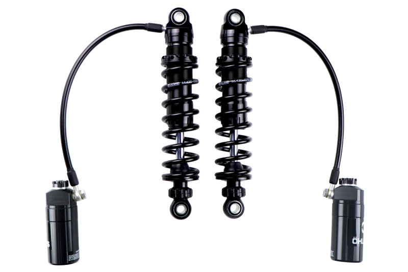Ohlins 14-26 Harley FL Touring STX 36 Twin Blackline 12in Blk Reservoir Shocks - Standard Springs