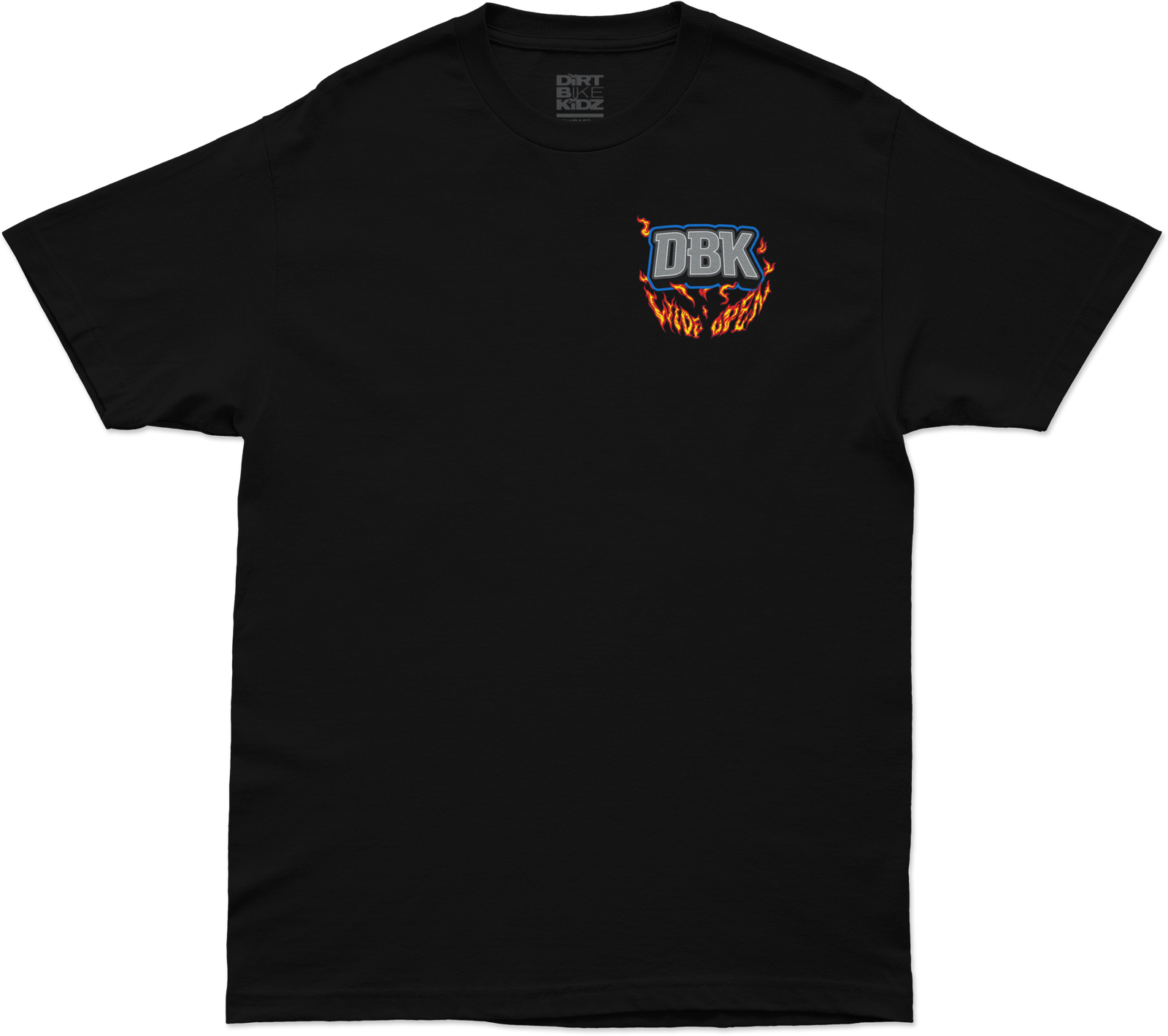Wide Open Tee Black Md