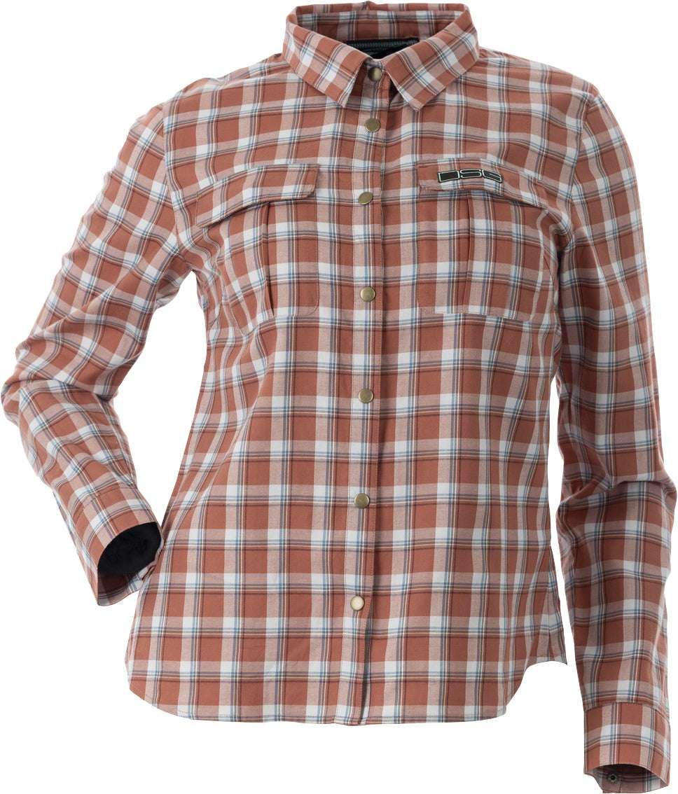 Plaid Button Down Terracotta Plaid Sm