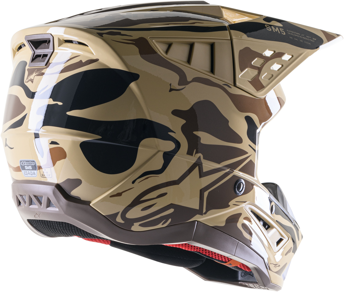 S M5 Mineral Helmet Dark Brown/Kangaroo Matte Md
