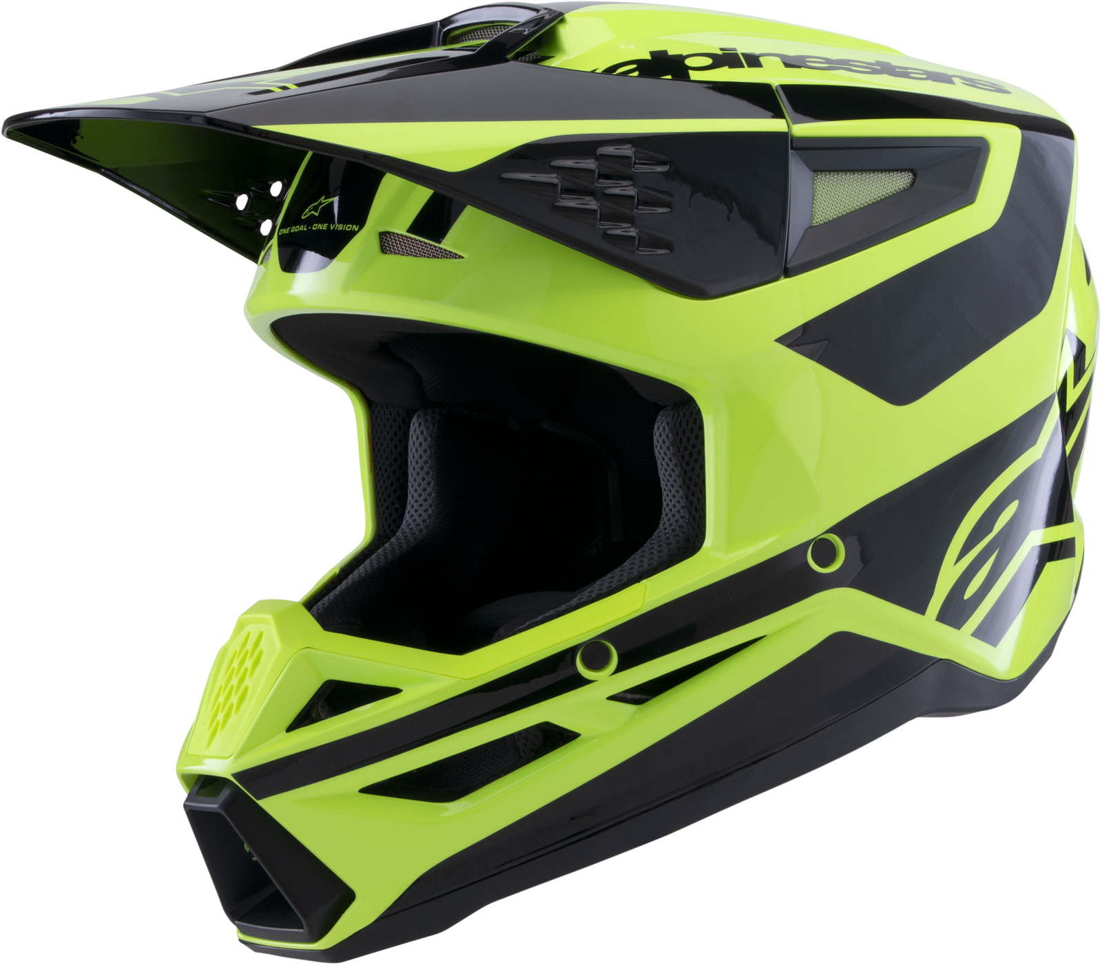Sm3 Heat Helmet Yellow Fluo/Black Glossy Sm