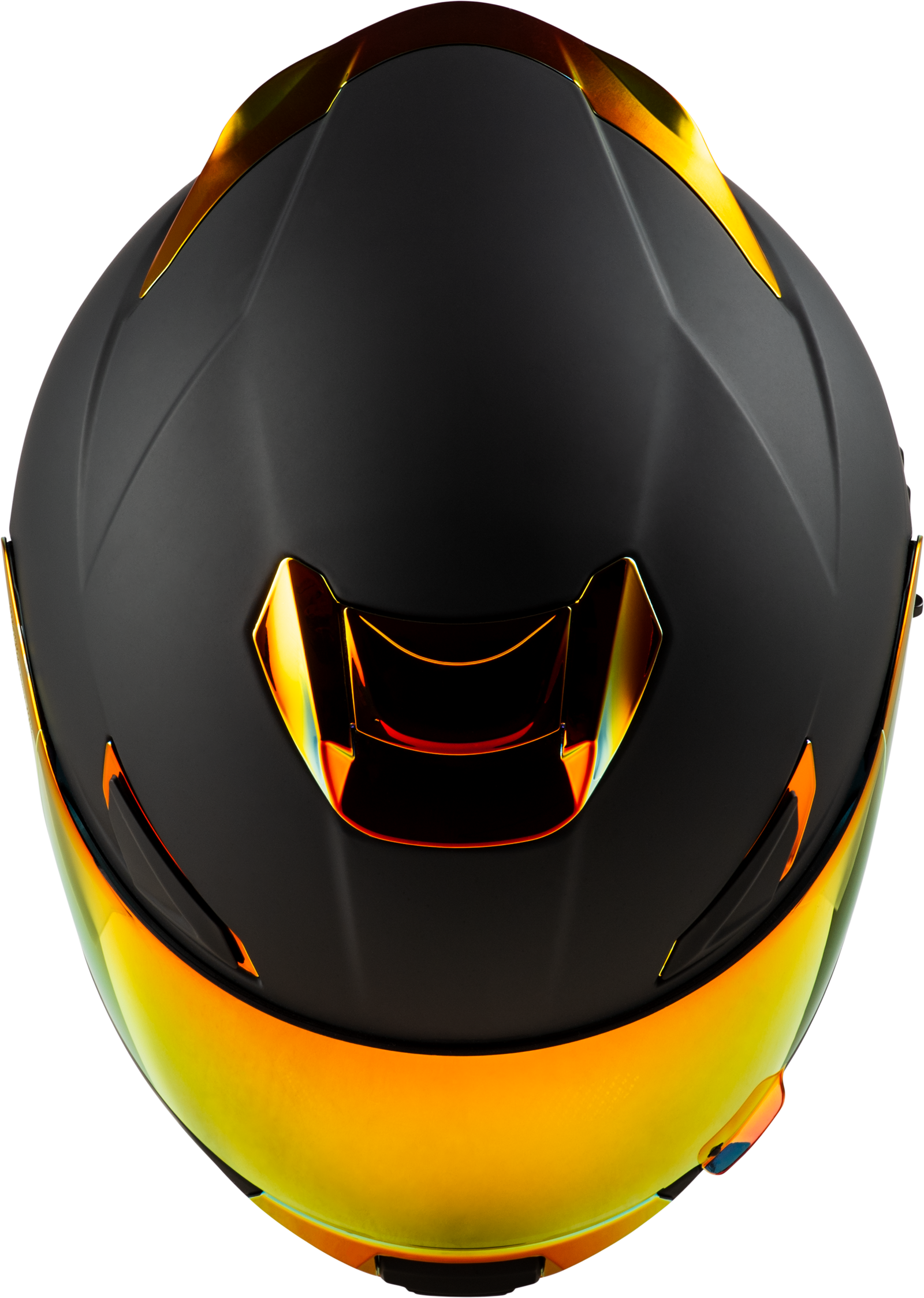 Sentinel Recon Helmet Matte Black/Fire Chrome Lg