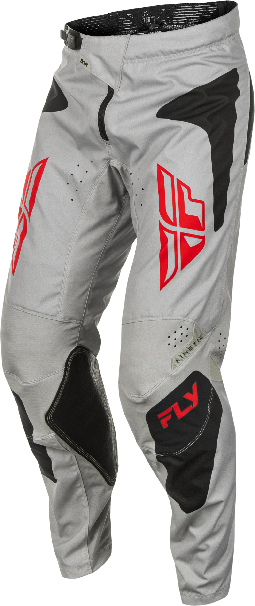 Kinetic Sym Pants Light Grey/Red/Black Sz 40