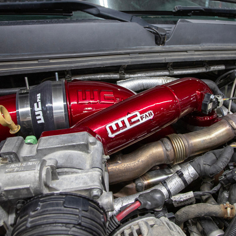 2011-2016 LML Duramax Passenger Side Upper Crossover Intercooler Pipe Kit Gloss Black